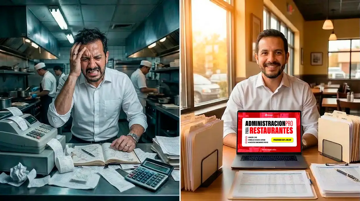 Antes y después: de la frustración al control de tu restaurante